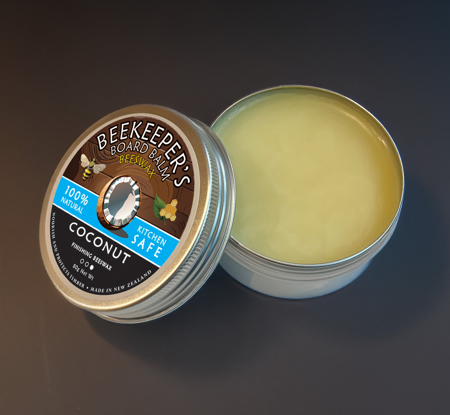 Beekeeper’s Board Balm — Coconut (80g)