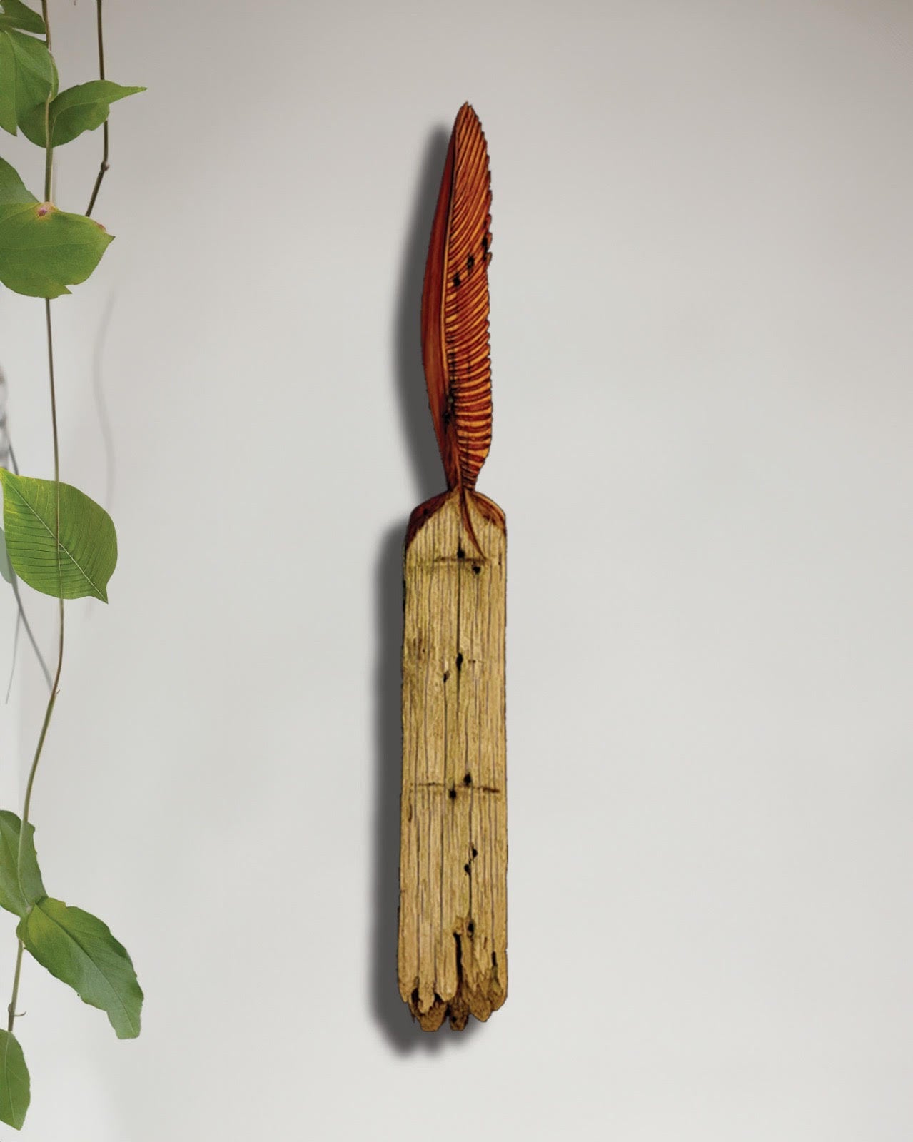 Tui Feather Wall Art by Des Smith