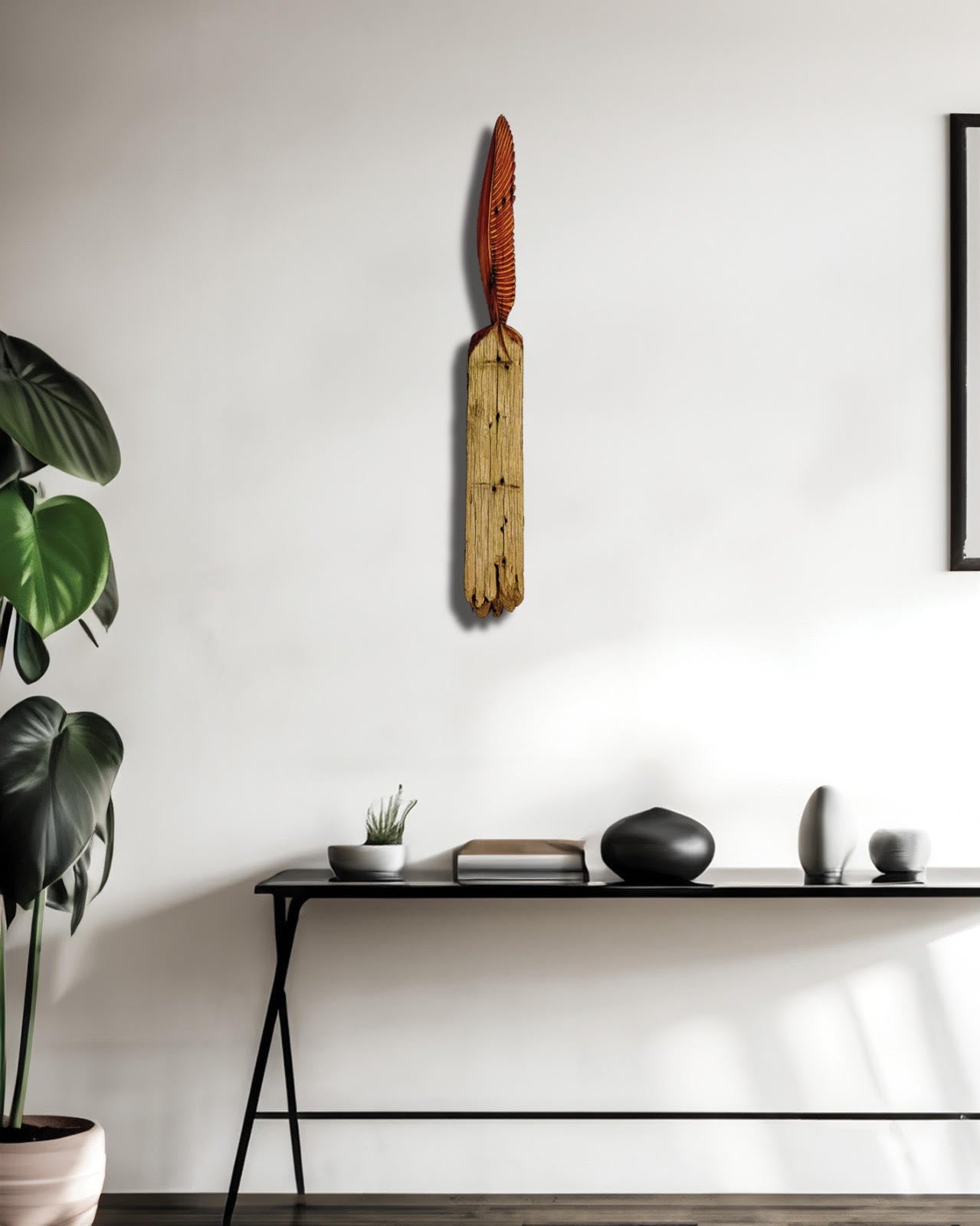 Tui Feather Wall Art by Des Smith