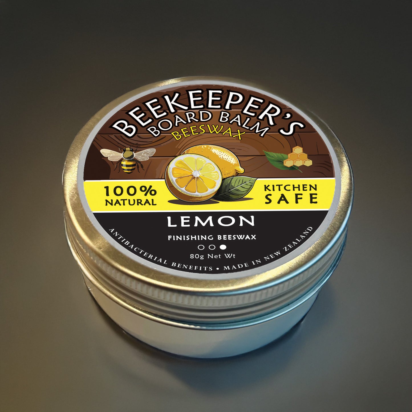 Beekeeper’s Board Balm — Lemon (80g)