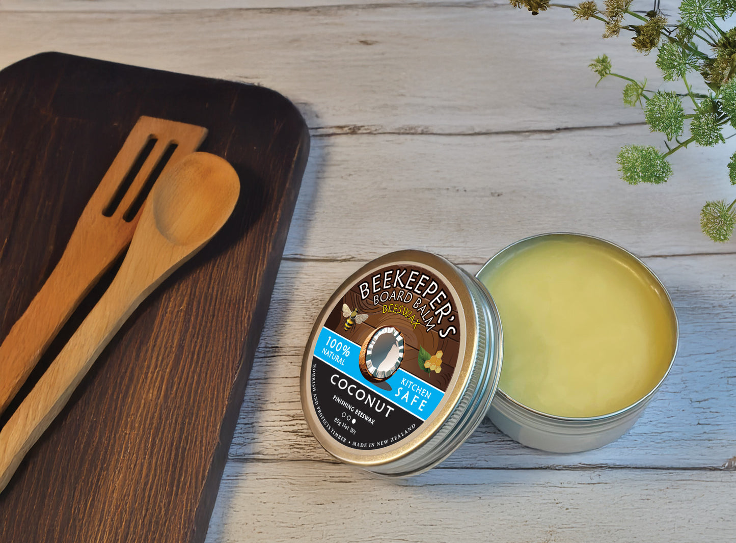 Beekeeper’s Board Balm — Coconut (80g)